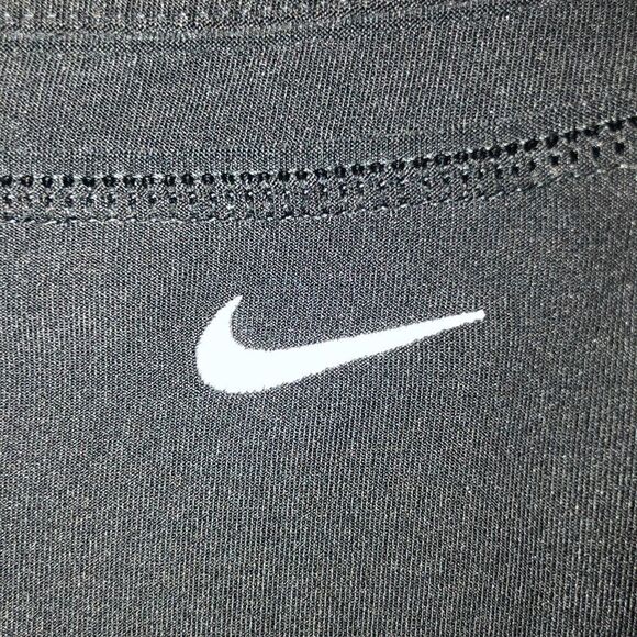 Nike S Black Workout Athletic Crop Pants - Picture 4 of 5